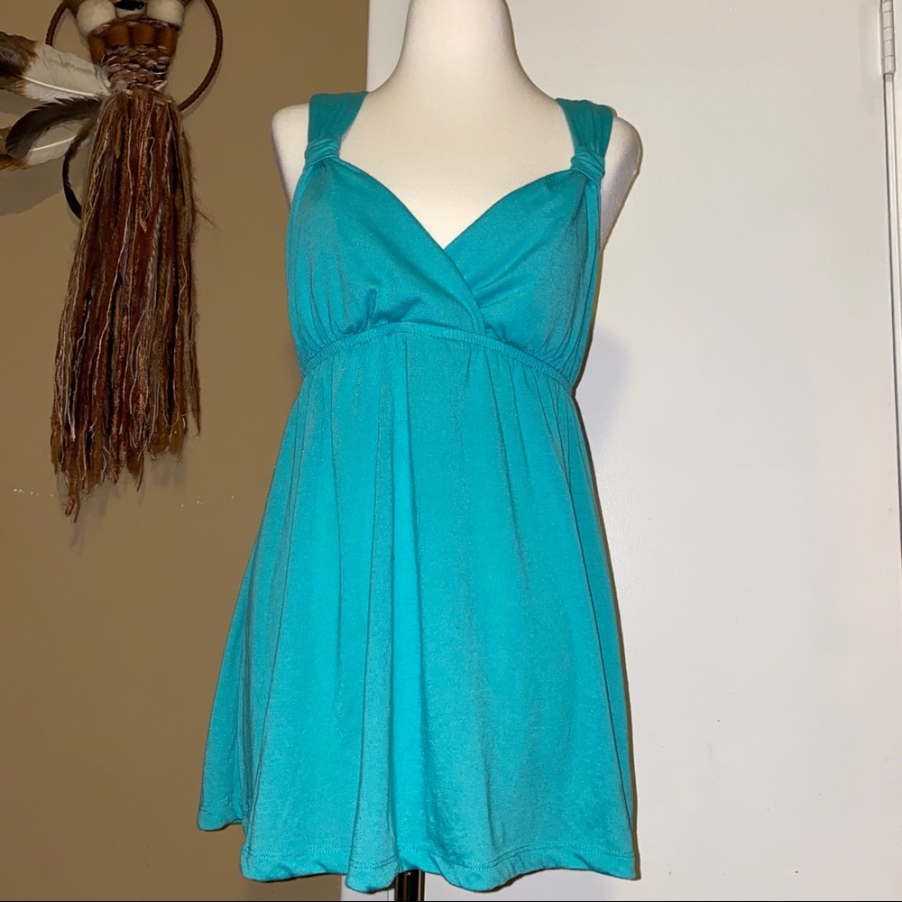 Babydoll Tank with Lace Back